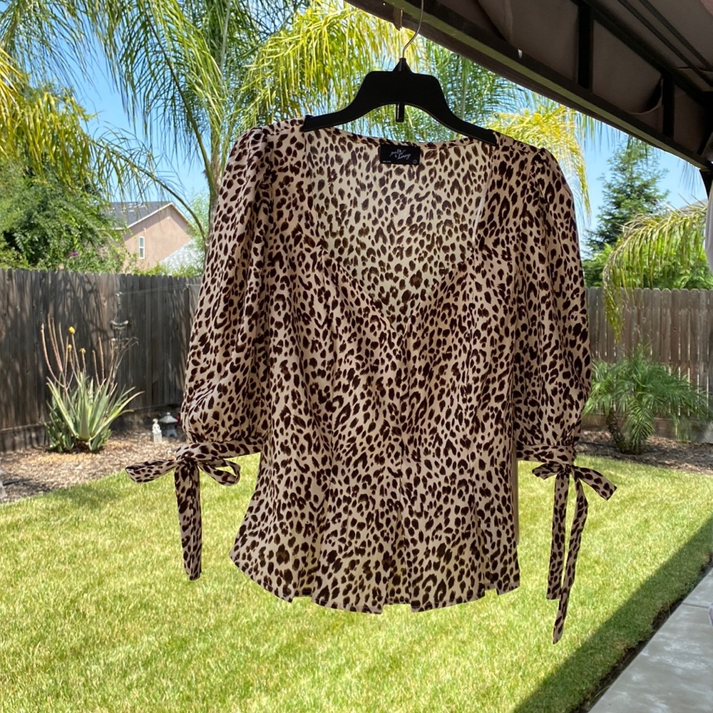 Milk & Honey Leopard Print Top